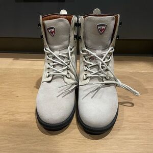 Rossignol White and Brown Women's Boots- brand new